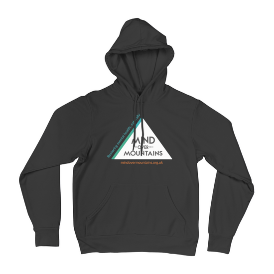Mind Over Mountains Organic Hoodie various colours