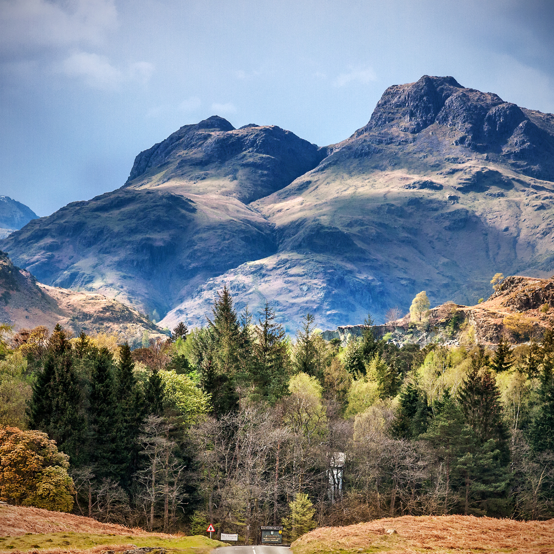 towering mountains of ambleside lake district