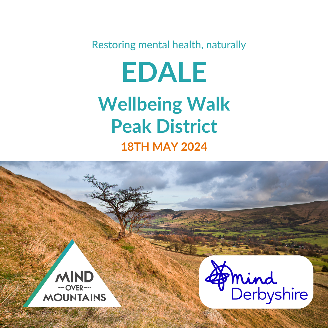 Edale mental wellbeing walk with Mind Over Mountains