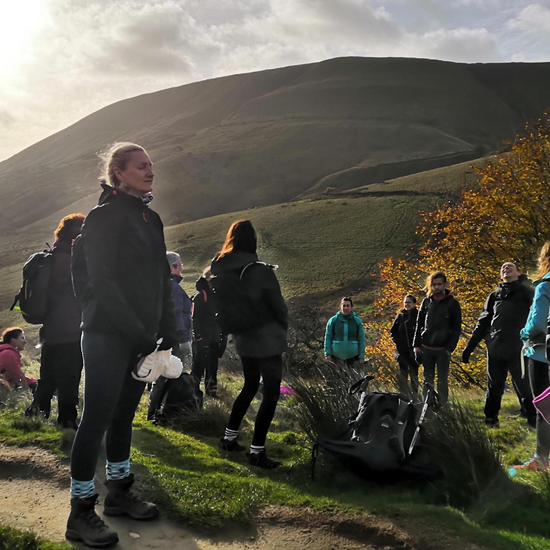 group learning mindfulness skills in nature with Mind Over Mountains