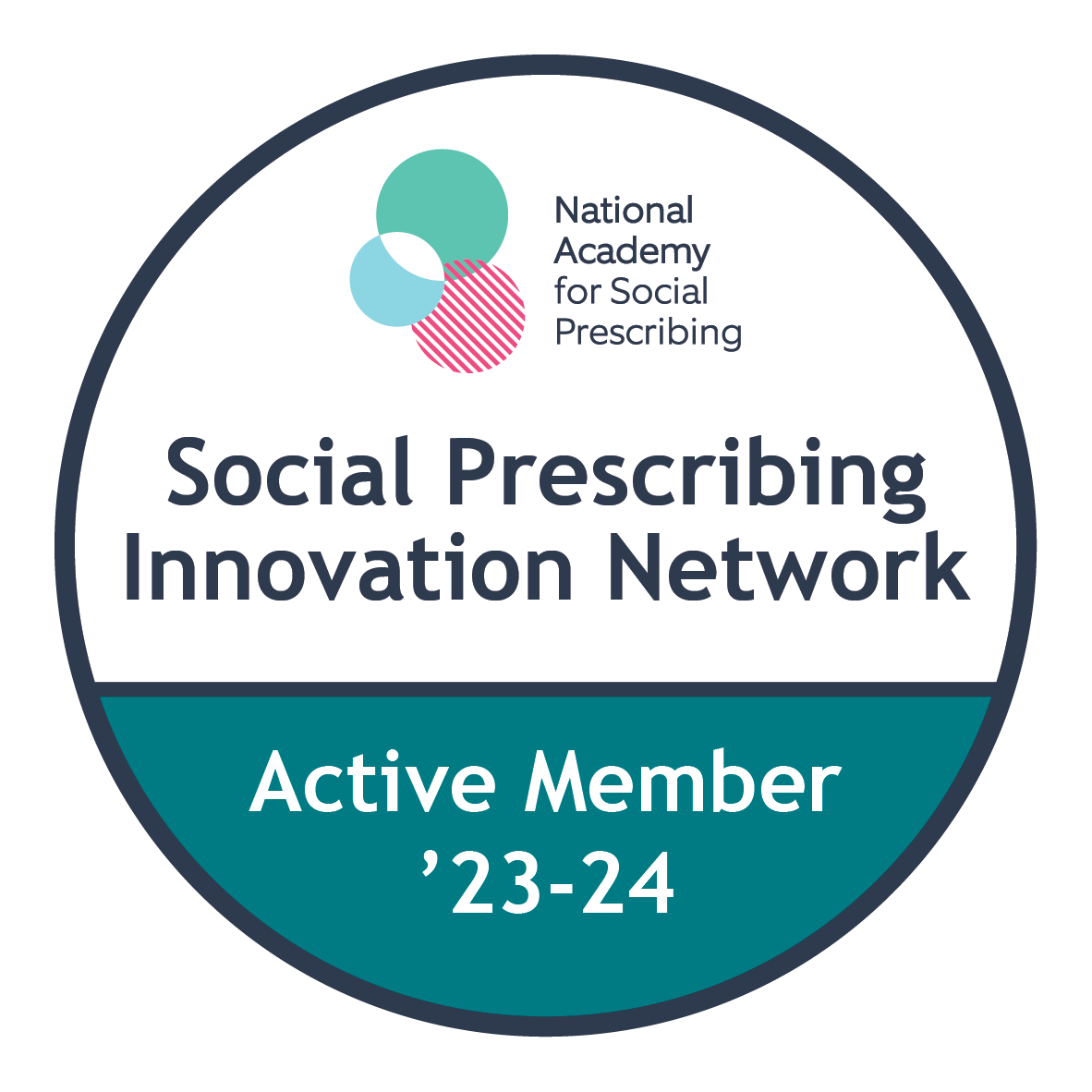 member badge social prescribing innovation network