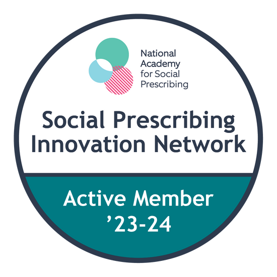 member badge social prescribing innovation network