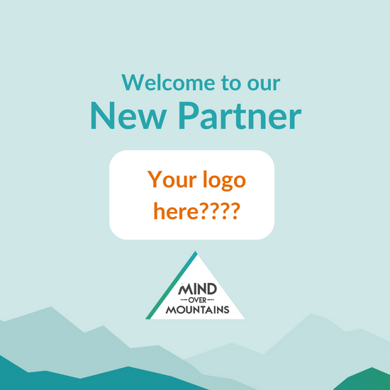 graphic seeking new partners for Mind Over Mountains charity