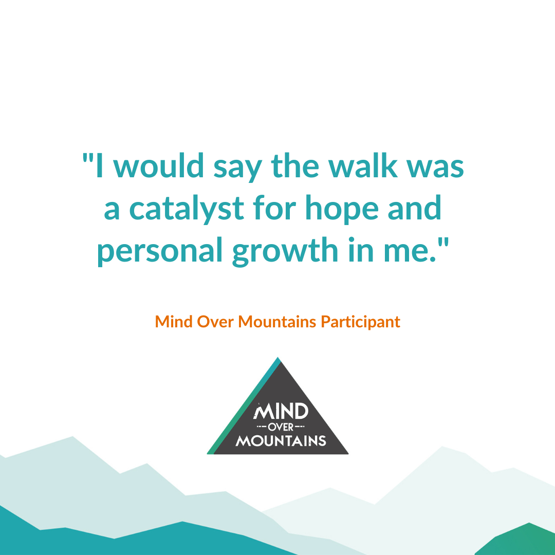 quote about mental health walk and personal growth