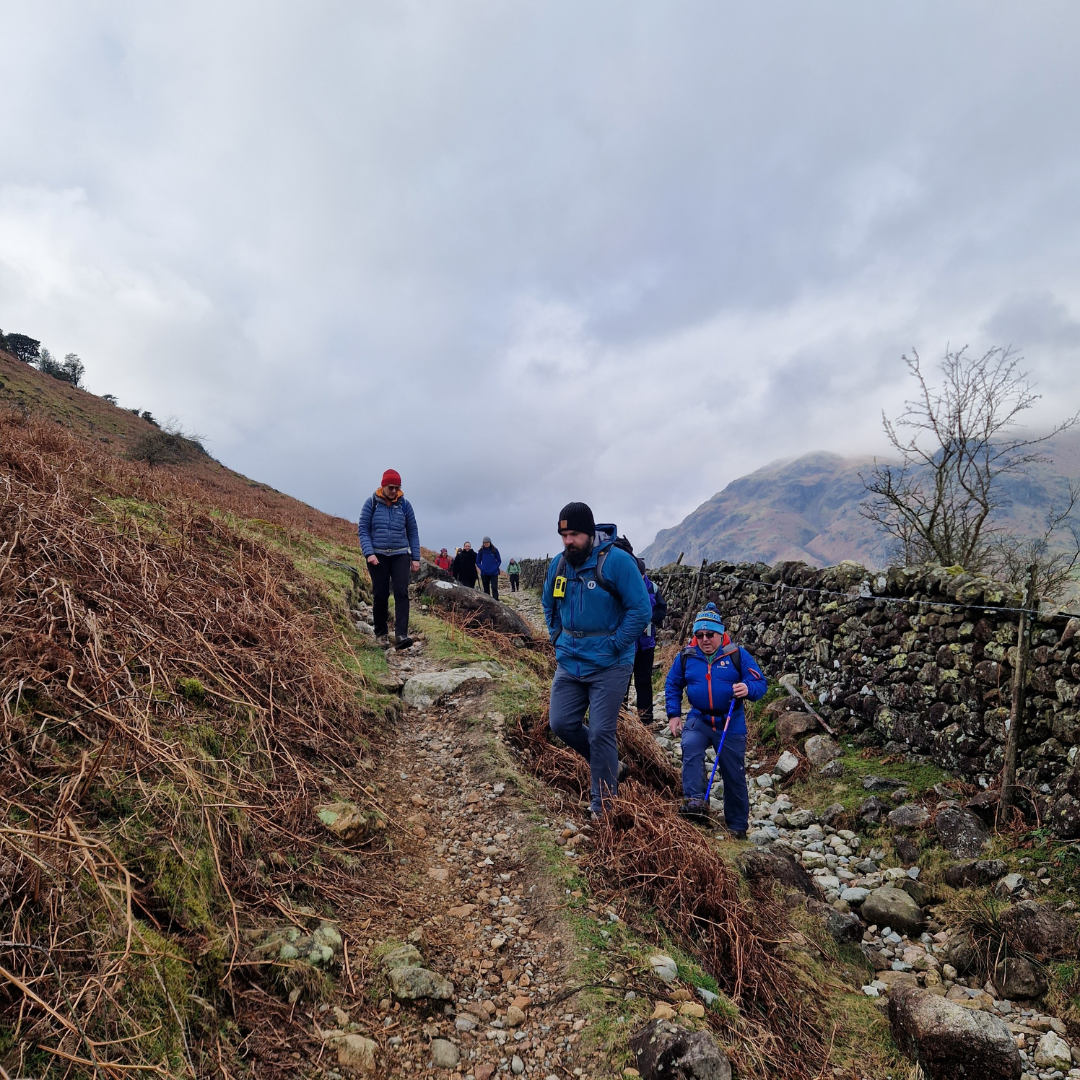 hiking group lake district