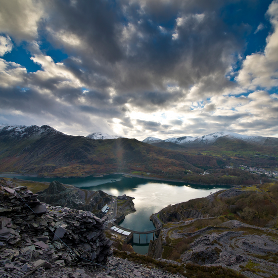 welsh mountain view